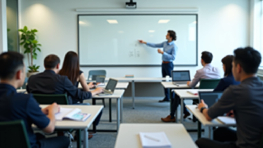 Our accounting classroom with students learning bookkeeping fundamentals